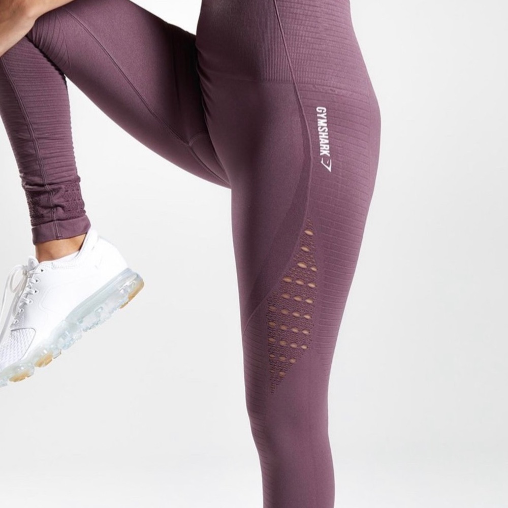 LIKE NEW gymshark seamless energy legging PLUM